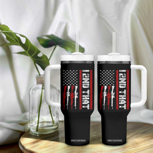 Vintage USA Flag 2nd Amendment Tumbler With Handle Pro Gun Lovers TS10 Print Your Wear