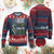 Best Effin’ Bonus Dad Ever Knit Sweatshirt Step Dad Gun American Flag - Print Your Wear