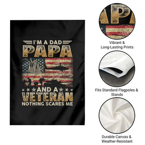 Funny Veteran Dad Garden Flag Funny Military Veteran USA Flag TS10 Print Your Wear