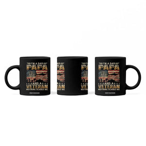 Funny Veteran Dad Coffee Mug Funny Military Veteran USA Flag TS10 Print Your Wear