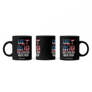 Vet Bod Coffee Mug Funny Military Veteran Dad Bod American Flag TS10 Print Your Wear
