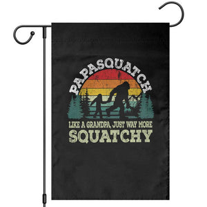 Grandpa Bigfoot Garden Flag Retro Sasquatch Funny TS10 Black Print Your Wear