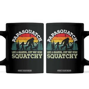 Grandpa Bigfoot Coffee Mug Retro Sasquatch Funny TS10 Black Print Your Wear