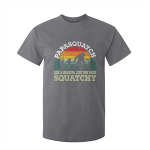 Grandpa Bigfoot T Shirt For Kid Retro Sasquatch Funny TS10 Charcoal Print Your Wear