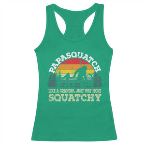 Grandpa Bigfoot Racerback Tank Top Retro Sasquatch Funny TS10 Irish Green Print Your Wear