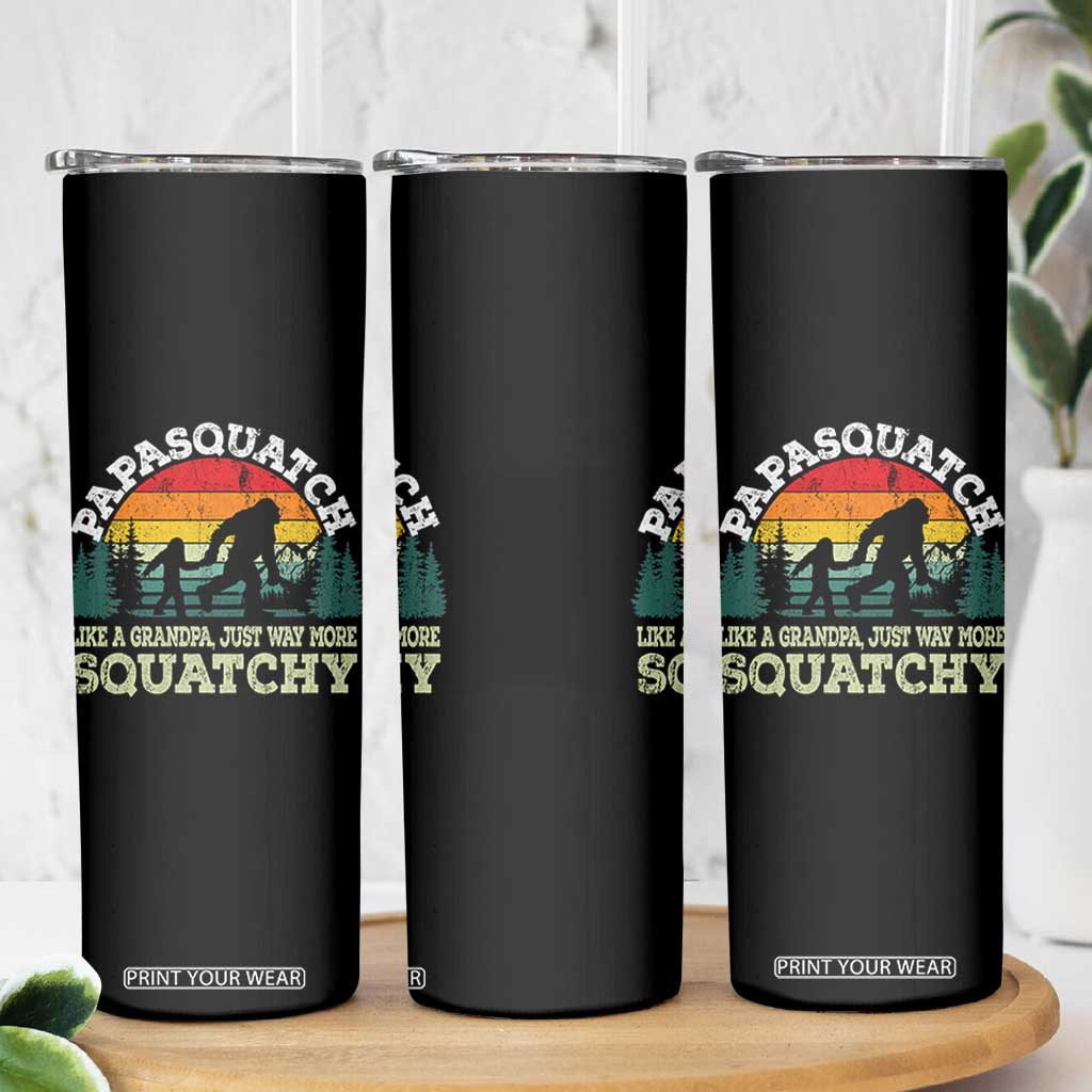 Grandpa Bigfoot Skinny Tumbler Retro Sasquatch Funny TS10 Print Your Wear