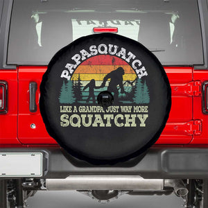 Grandpa Bigfoot Spare Tire Cover Retro Sasquatch Funny TS10 Black Print Your Wear