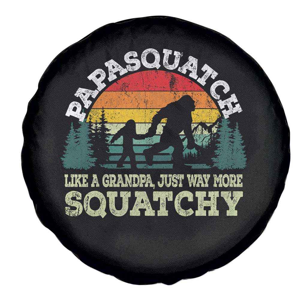 Grandpa Bigfoot Spare Tire Cover Retro Sasquatch Funny TS10 Print Your Wear