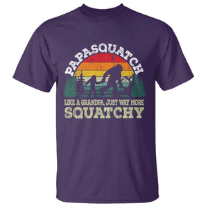 Grandpa Bigfoot T Shirt Retro Sasquatch Funny TS10 Purple Print Your Wear