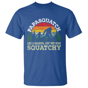 Grandpa Bigfoot T Shirt Retro Sasquatch Funny TS10 Royal Blue Print Your Wear