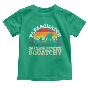 Grandpa Bigfoot Toddler T Shirt Retro Sasquatch Funny TS10 Irish Green Print Your Wear