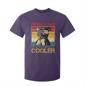 Vintage Pitbull Dad T Shirt For Kid Like A Regular Dad But Cooler TS10 Purple Print Your Wear