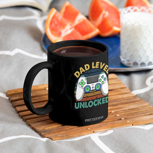 Funny New Dad Coffee Mug Retro Dad Level Unlocked Gaming Gamer TS10 Print Your Wear