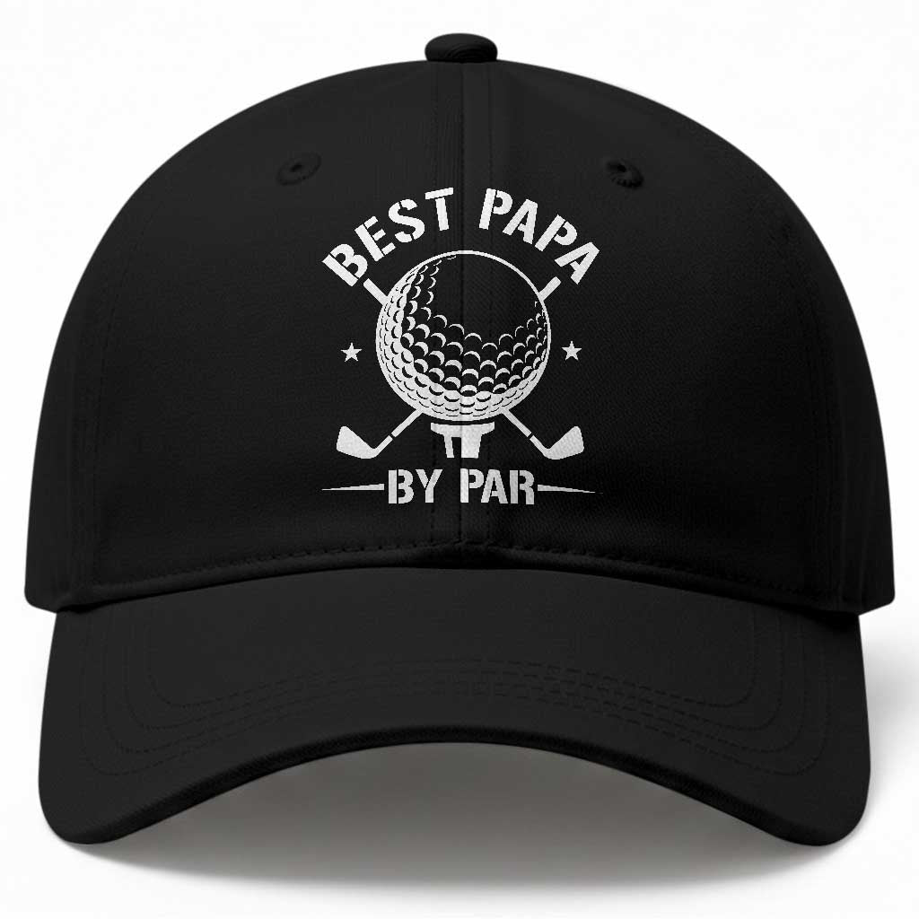 Golf Dad Baseball Cap Best Papa By Par Golfer Fathers Day Gifts