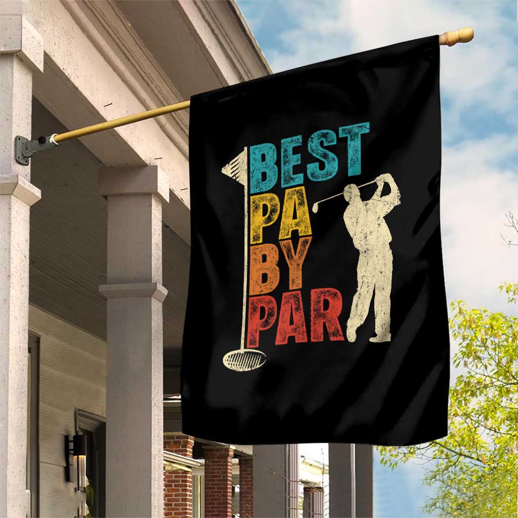Golf Gifts for Dad Garden Flag Retro Best Pa By Par Fathers Day TS10 Print Your Wear