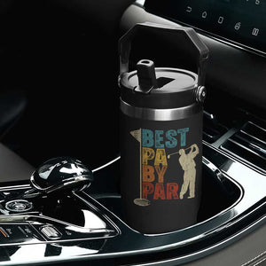 Golf Gifts for Dad Flip Straw Tumbler Retro Best Pa By Par Fathers Day TS10 Print Your Wear