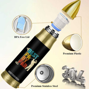 Golf Gifts for Dad Bullet Tumbler Retro Best Pa By Par Fathers Day TS10 Print Your Wear