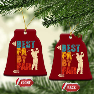 Golf Gifts for Dad Ceramic Ornament Retro Best Pa By Par Fathers Day TS10 Print Your Wear