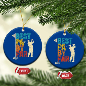 Golf Gifts for Dad Ceramic Ornament Retro Best Pa By Par Fathers Day TS10 1pc Blue Print Your Wear