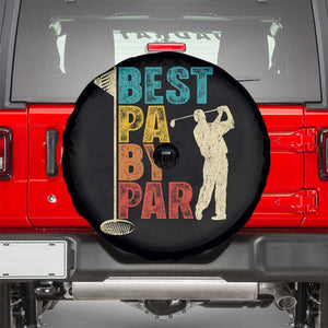 Golf Gifts for Dad Spare Tire Cover Retro Best Pa By Par Fathers Day TS10 Black Print Your Wear