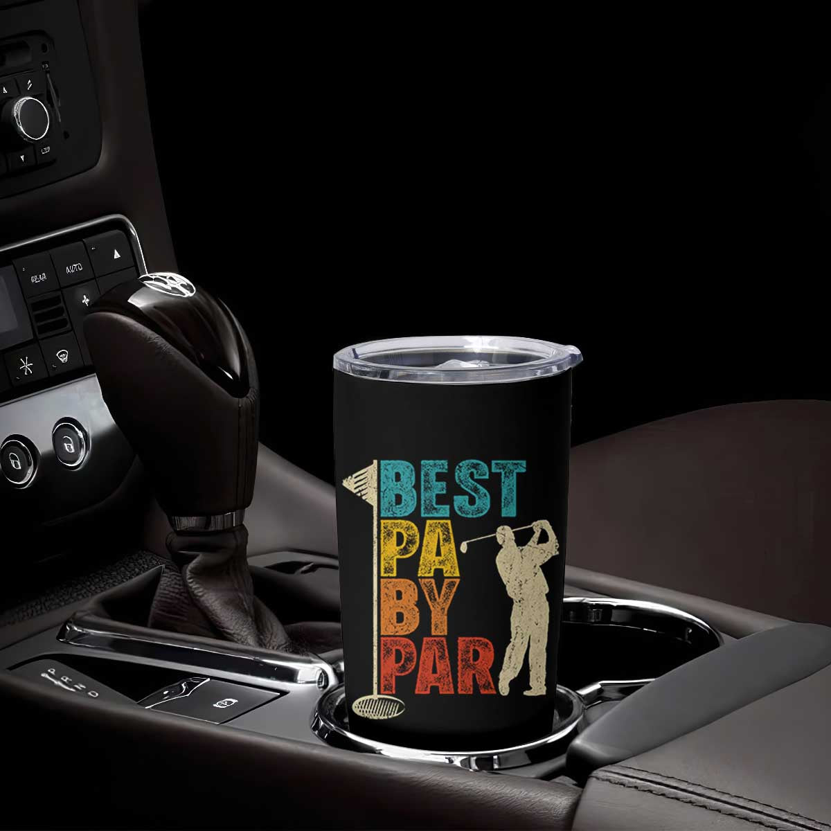 Golf Gifts for Dad Tumbler Cup Retro Best Pa By Par Fathers Day TS10 Print Your Wear