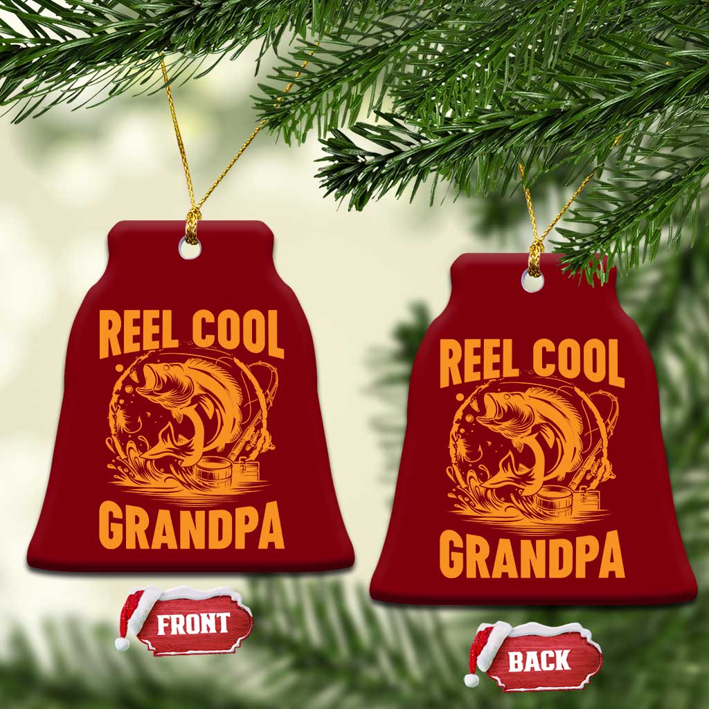 Funny Fishing Vintage Reel Cool Grandpa Ceramic Ornament TS10 Print Your Wear