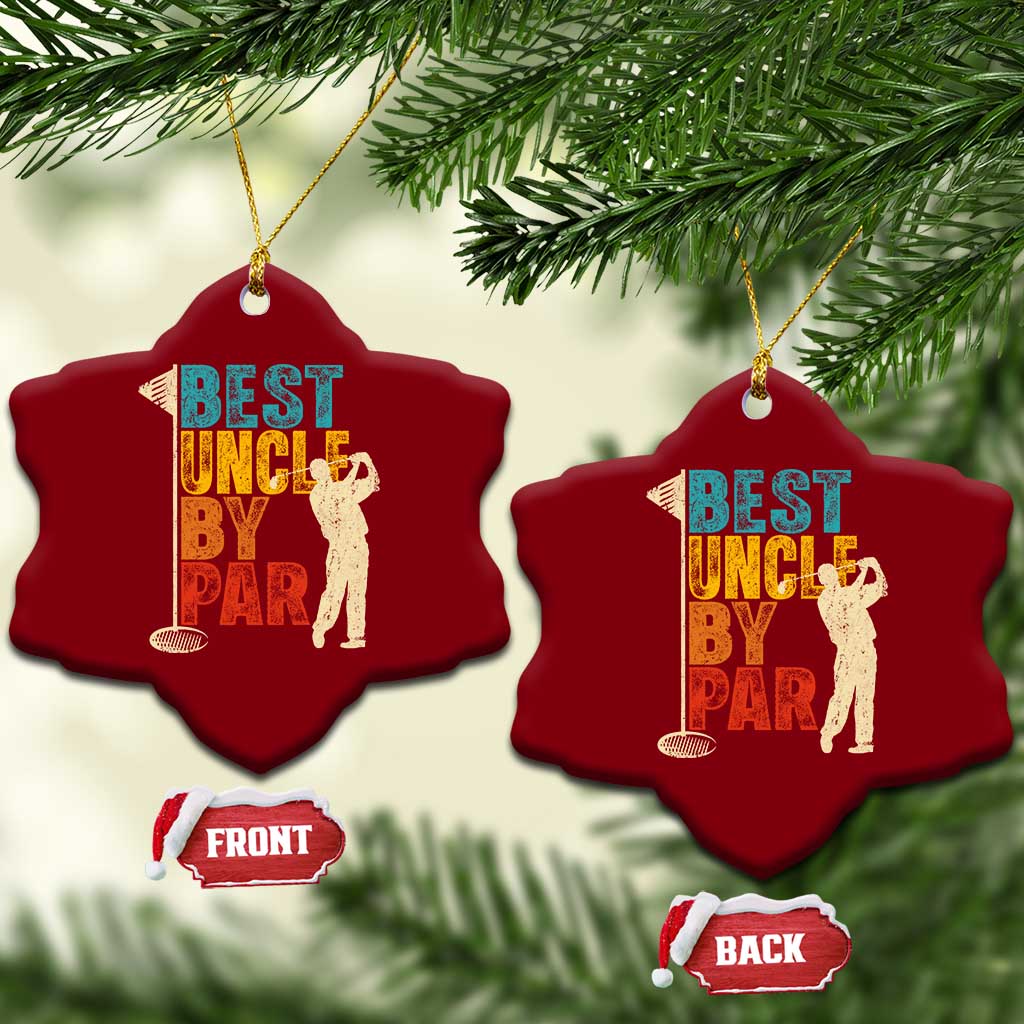 Golf Gifts for Uncle Ceramic Ornament Golf Fathers Day Golfer Uncle Gift TS10 Print Your Wear