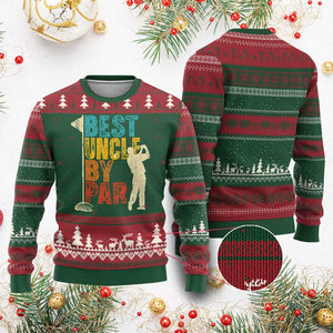 Golf Gifts for Uncle Ugly Christmas Sweater Golf Fathers Day Golfer Uncle Gift TS10 Red Green Print Your Wear