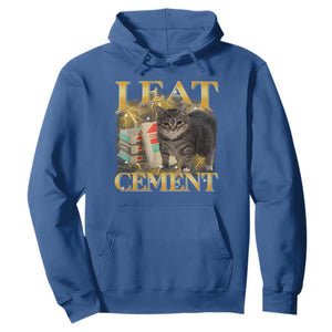 I Eat Cement Cat Meme Hoodie Funny Internet Memes Bootleg Cursed Cat Lovers TS10 Royal Blue Print Your Wear
