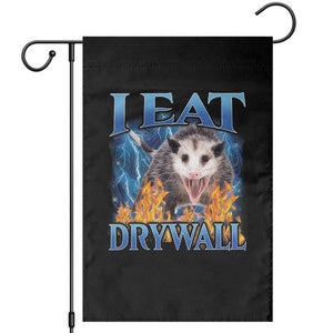 Possum Meme Garden Flag I Eat Drywall Opossum Funny Weird Cursed Internet Memes TS10 Black Print Your Wear