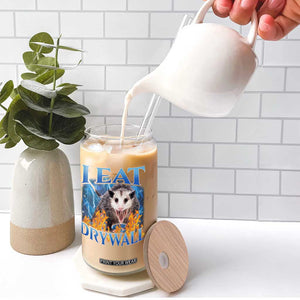 Possum Meme Glass Can I Eat Drywall Opossum Funny Weird Cursed Internet Memes TS10 Print Your Wear