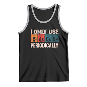 Sarcasm Periodic Table Tank Top Element Weird Science Joke Gift TS10 Black Athletic Heather Print Your Wear