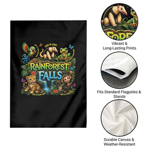 VBS 2026 Garden Flag Rainforest Falls Exploring The Nature of God VBS 2026 TS10 Print Your Wear
