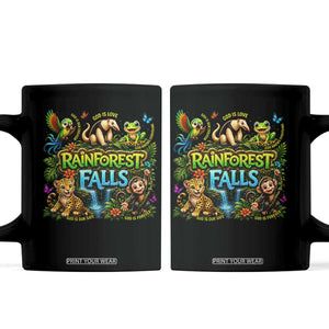 VBS 2026 Coffee Mug Rainforest Falls Exploring The Nature of God VBS 2026 TS10 Black Print Your Wear