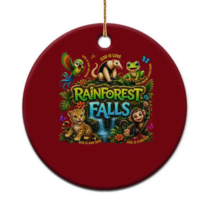 VBS 2026 Ceramic Ornament Rainforest Falls Exploring The Nature of God VBS 2026 TS10 1pc Red Print Your Wear