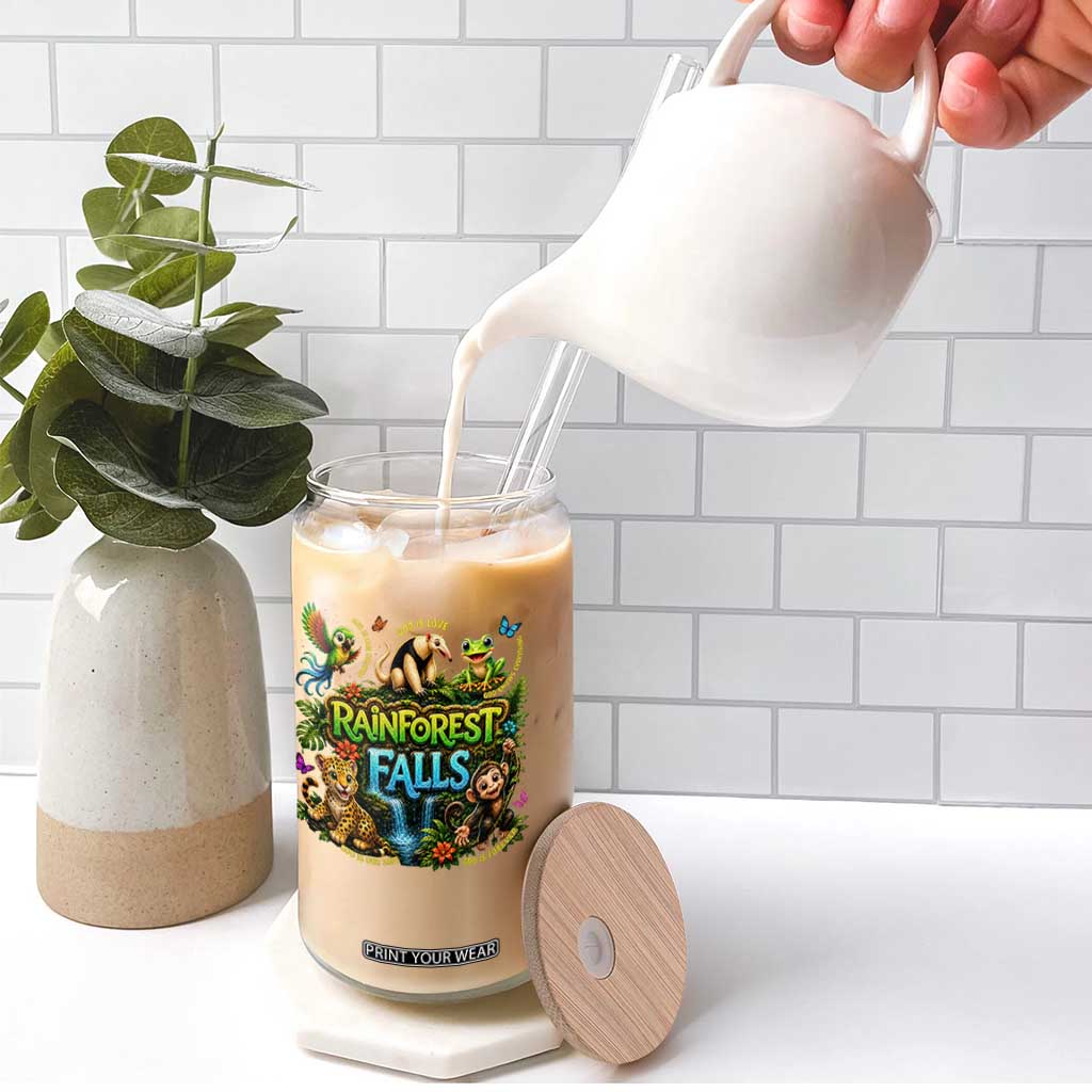 VBS 2026 Glass Can Rainforest Falls Exploring The Nature of God VBS 2026 TS10 Print Your Wear