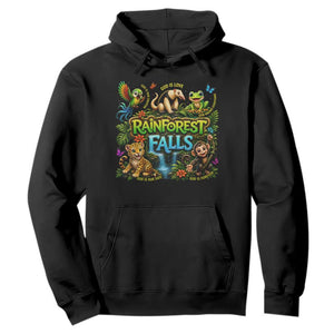 VBS 2026 Hoodie Rainforest Falls Exploring The Nature of God VBS 2026 TS10 Black Print Your Wear