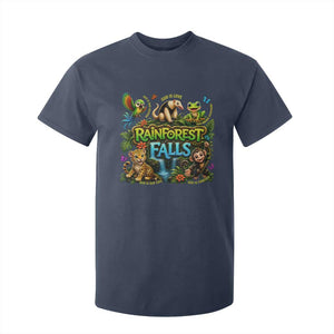 VBS 2026 T Shirt For Kid Rainforest Falls Exploring The Nature of God VBS 2026 TS10 Navy Print Your Wear