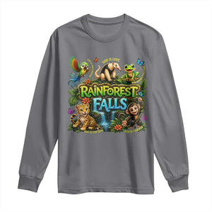 VBS 2026 Long Sleeve Shirt Rainforest Falls Exploring The Nature of God VBS 2026 TS10 Charcoal Print Your Wear