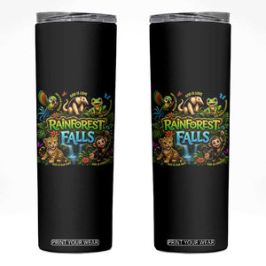 VBS 2026 Skinny Tumbler Rainforest Falls Exploring The Nature of God VBS 2026 TS10 Black Print Your Wear