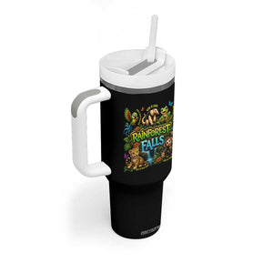 VBS 2026 Tumbler With Handle Rainforest Falls Exploring The Nature of God VBS 2026 TS10 Print Your Wear