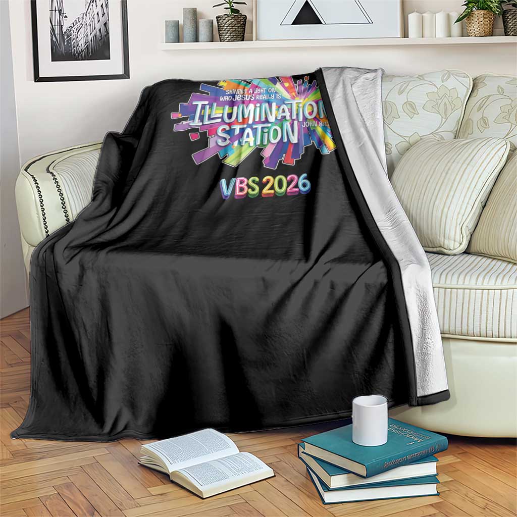 Illumination Station VBS 2026 Christian Lights Throw Blanket Bible Jesus