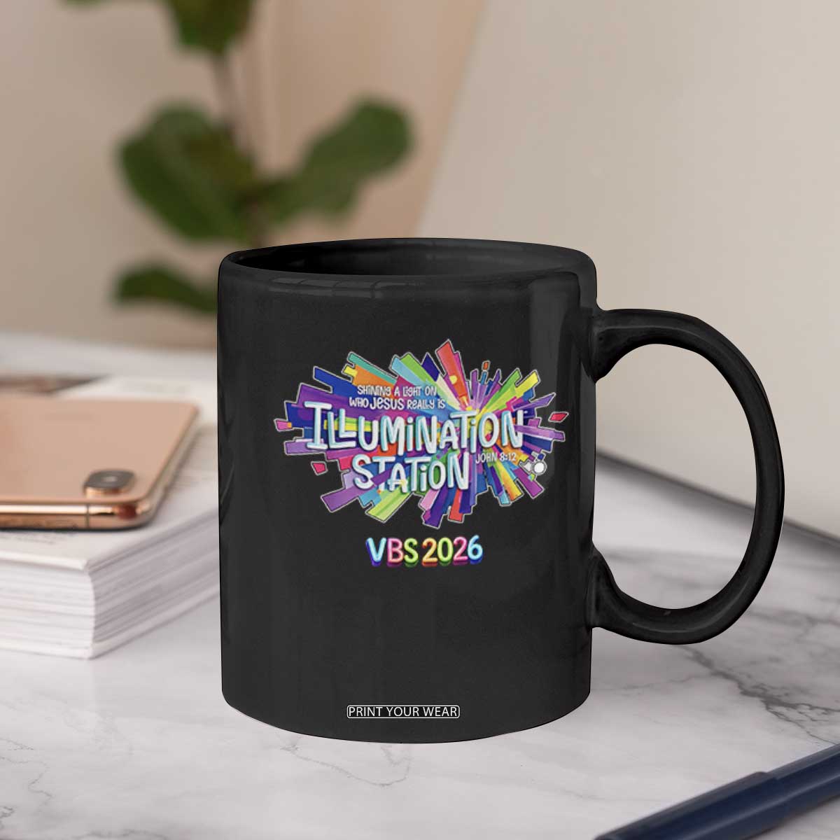 Illumination Station VBS 2026 Christian Lights Coffee Mug Bible Jesus