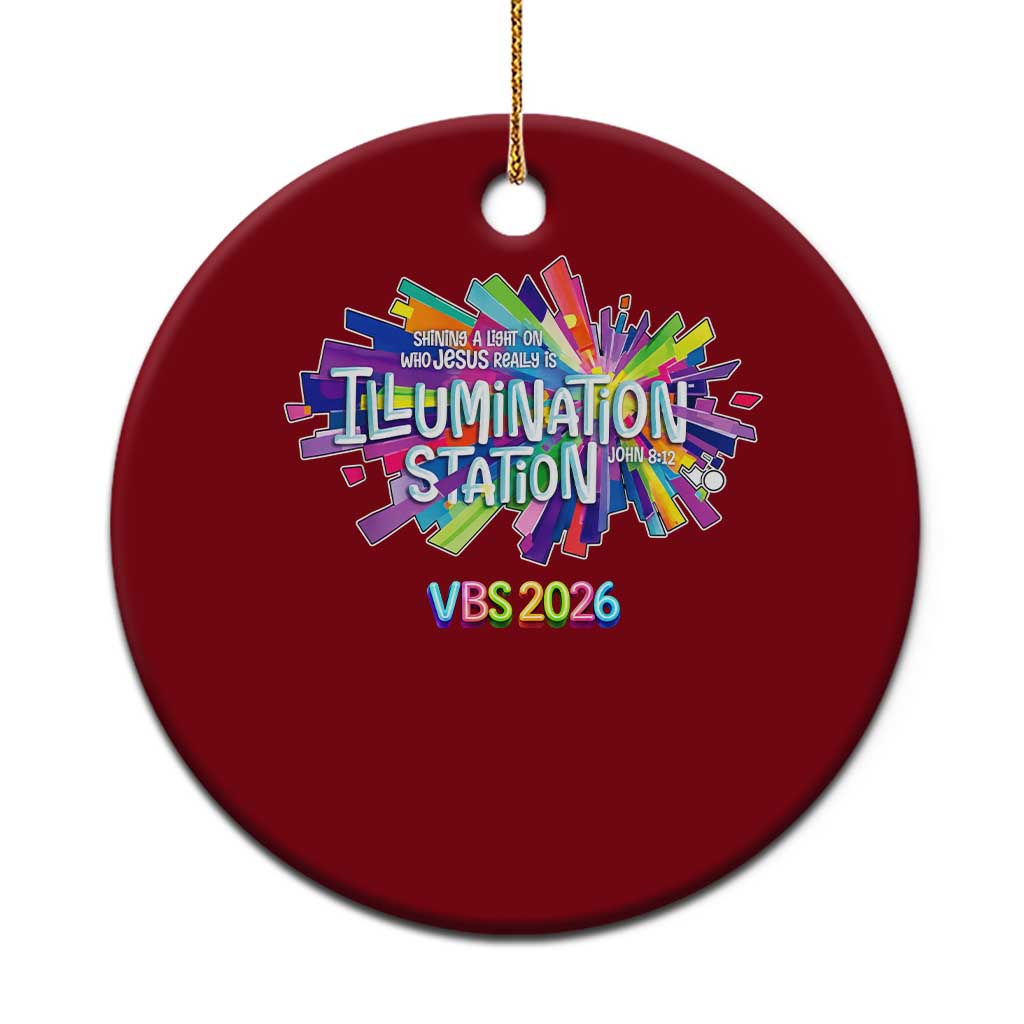 Illumination Station VBS 2026 Christian Lights Ceramic Ornament Bible Jesus