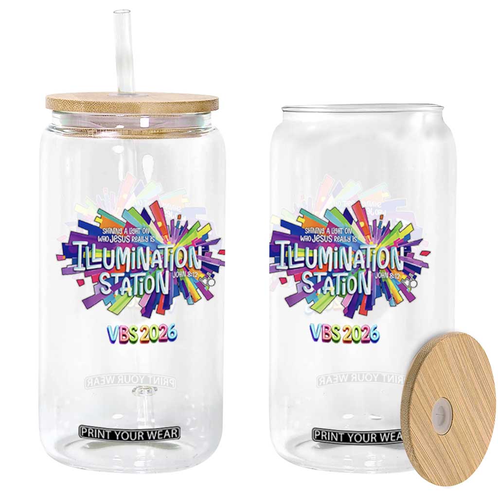 Illumination Station VBS 2026 Christian Lights Glass Can Bible Jesus