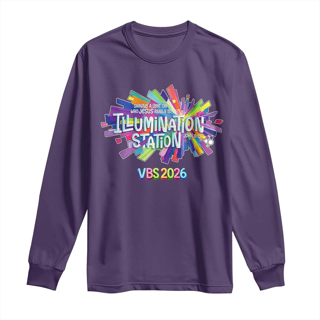 Illumination Station VBS 2026 Christian Lights Long Sleeve Shirt Bible Jesus