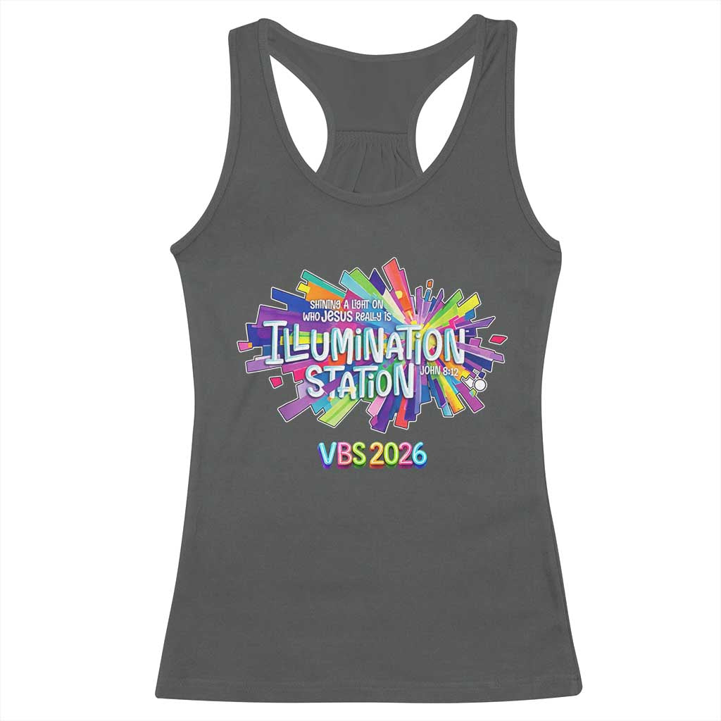 Illumination Station VBS 2026 Christian Lights Racerback Tank Top Bible Jesus