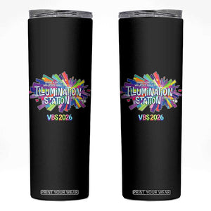 Illumination Station VBS 2026 Christian Lights Skinny Tumbler Bible Jesus TS10 Black Print Your Wear