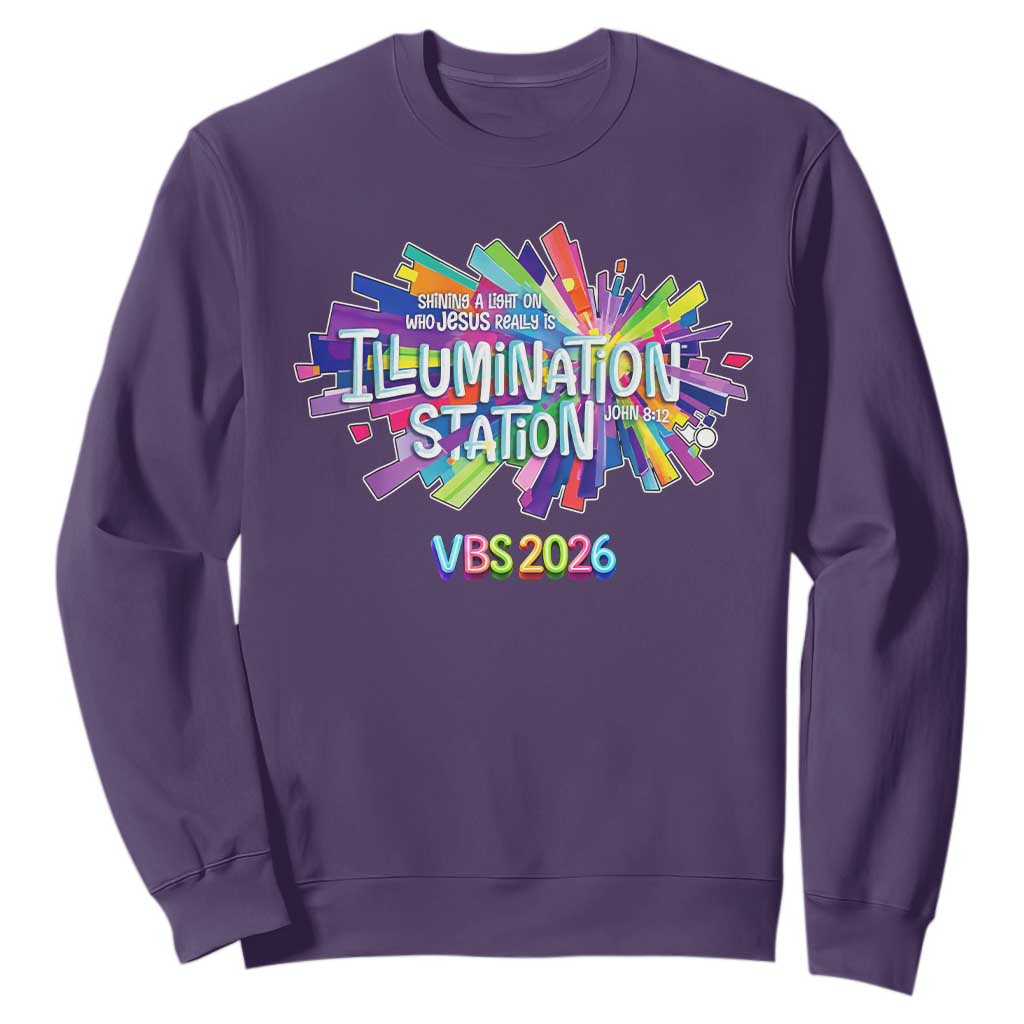 Illumination Station VBS 2026 Christian Lights Sweatshirt Bible Jesus