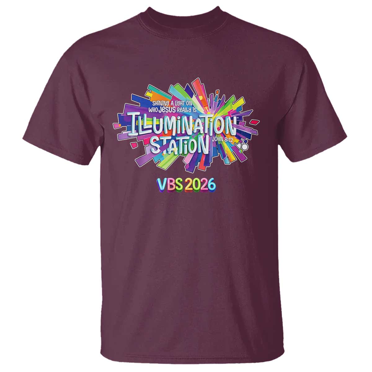 Illumination Station VBS 2026 Christian Lights T Shirt Bible Jesus